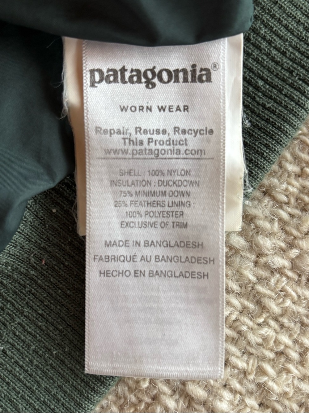 Patagonia Down Bomber Jacket - Picture 4 of 8